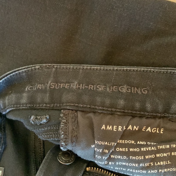 American Eagle ne(x)t level stretch curvy super high rise jegging - Picture 4 of 7